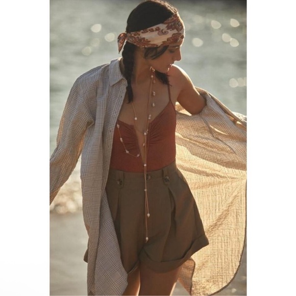 Anthropologie Maeve Maxi Tunic Buttondown - Picture 3 of 8